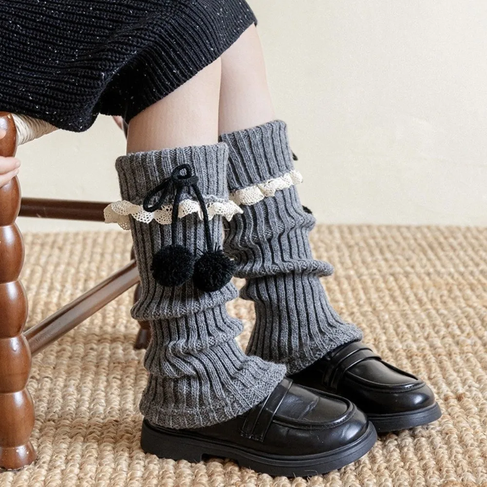 Estilo Lolita infantil en calentadores de piernas