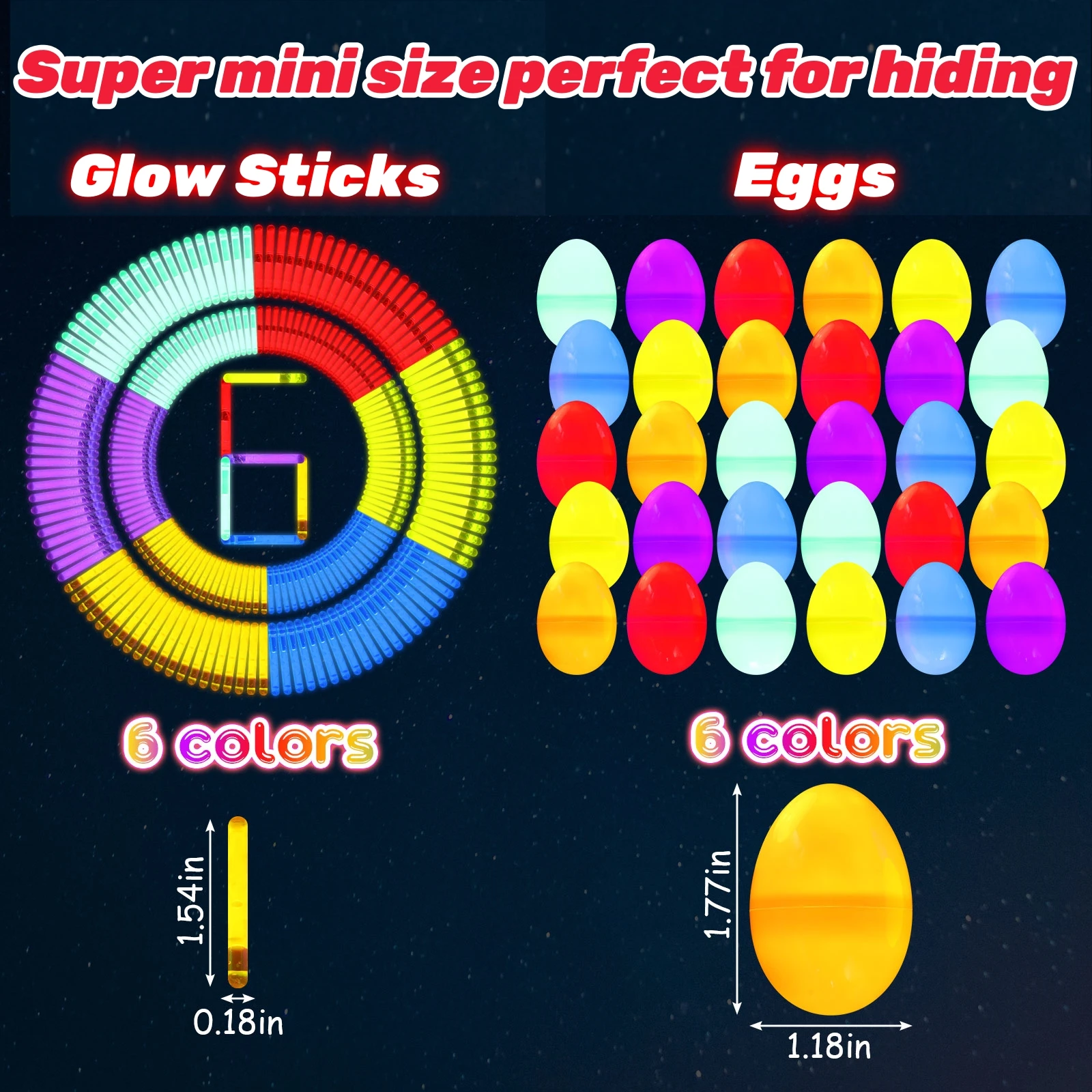 Juego de huevos de Pascua luminosos para niños - imagen 3