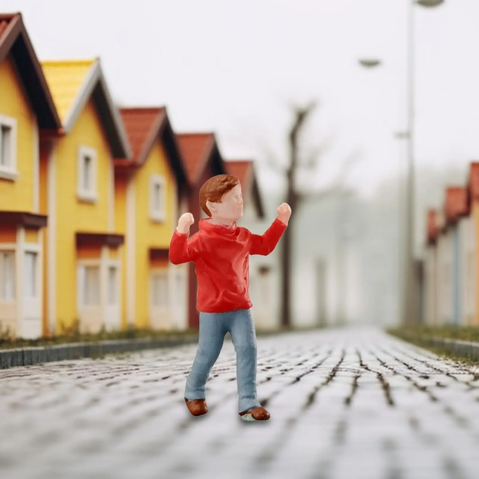 Figura en miniatura Diorama con personas callejeras para niños - imagen 2