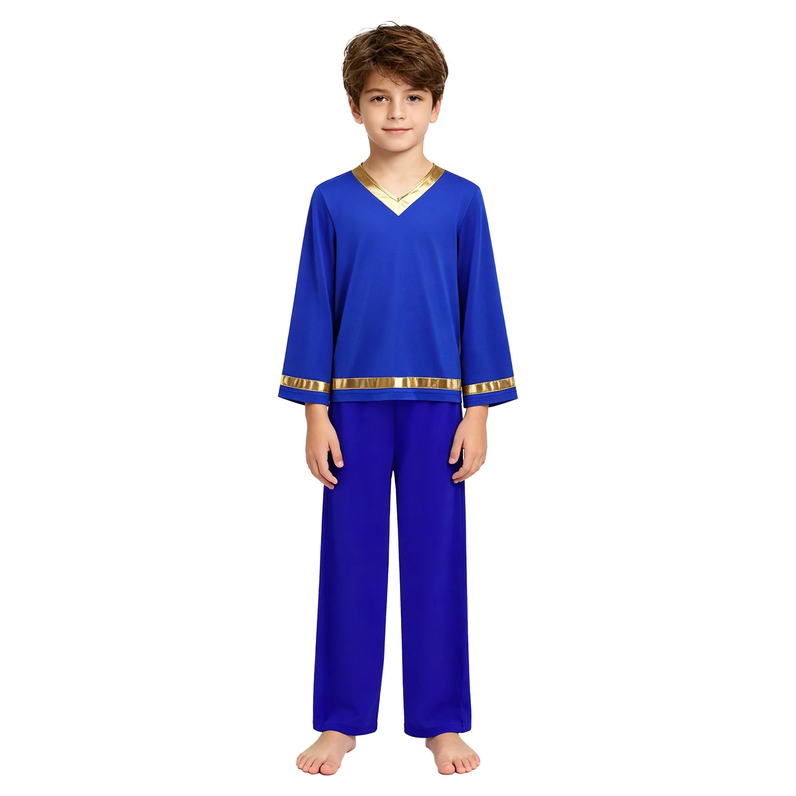 Pantalón de pierna ancha con cintura elástica