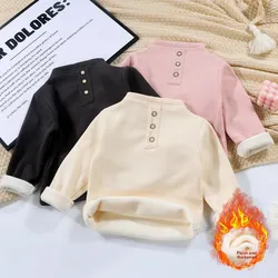 Body polar térmico de cuello medio para bebés e invierno