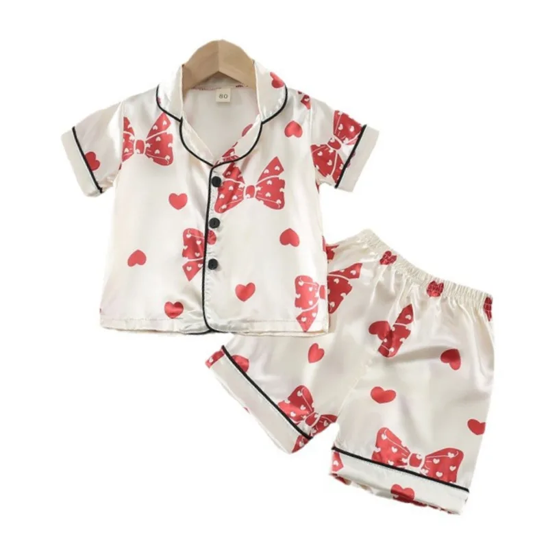 Conjunto de verano bebé niña – Camiseta y bermuda en algodón