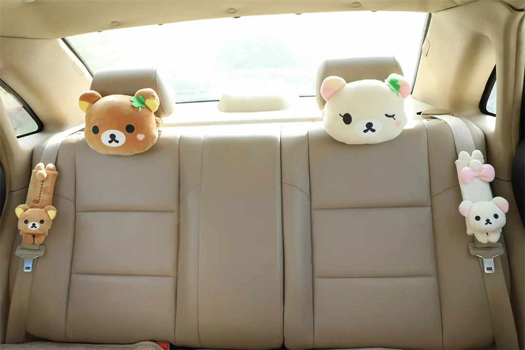 Funda de cinturón Kawaii Rilakkuma en reposacabezas