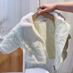 Chaqueta acolchada algodón cuello de muñeca - Abrigo bebé invierno