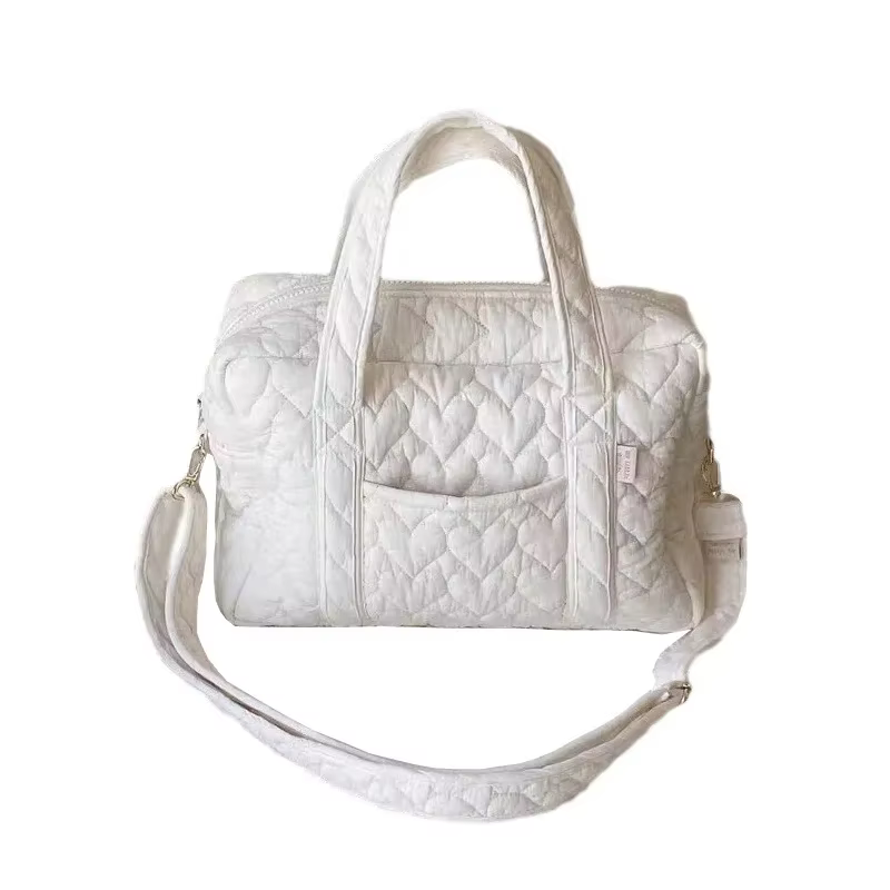 Bolsa pañales algodón acolchada A Langer Bebe – Bandolera multifunción - imagen 4