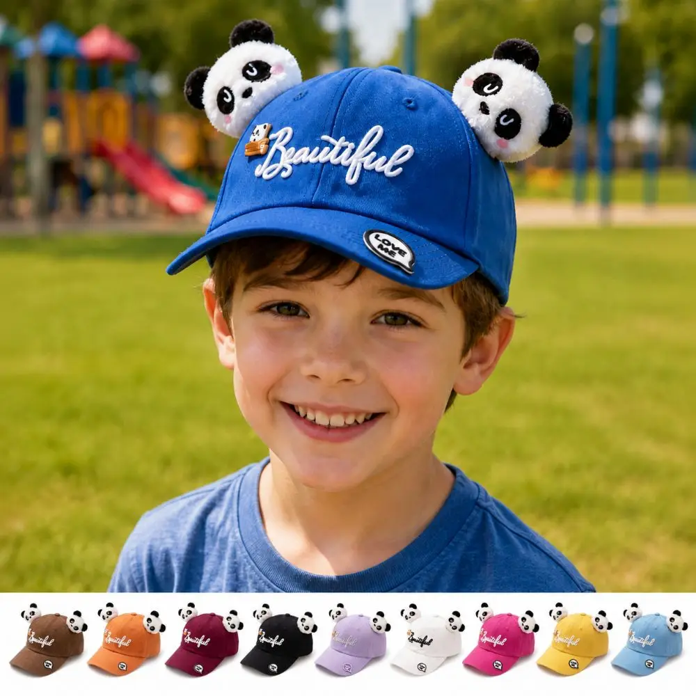 Gorra de béisbol transpirable con panda 3D para verano unisex - imagen 5