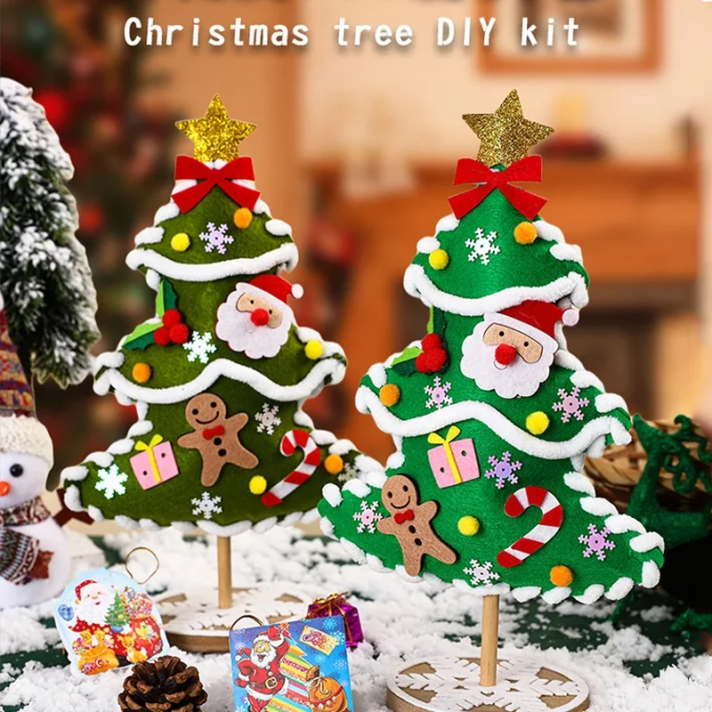 Kit de manualidades navideñas para niños, decoración hecha a mano - imagen 3