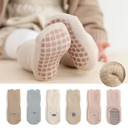 Calcetines antideslizantes de felpa para niños – Cálidos para casa