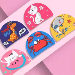 Gorro natación infantil con protección orejas – Impermeable y dibujos