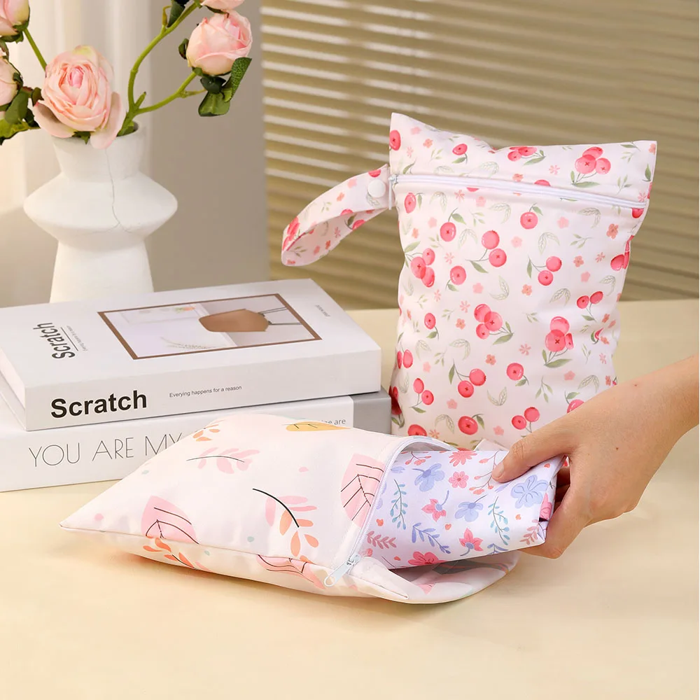 Bolsa impermeable colgante portátil con estampado de pata de perro - imagen 5