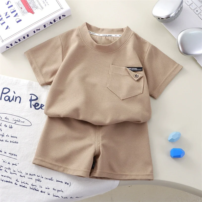 Conjunto infantil casual de verano para niños