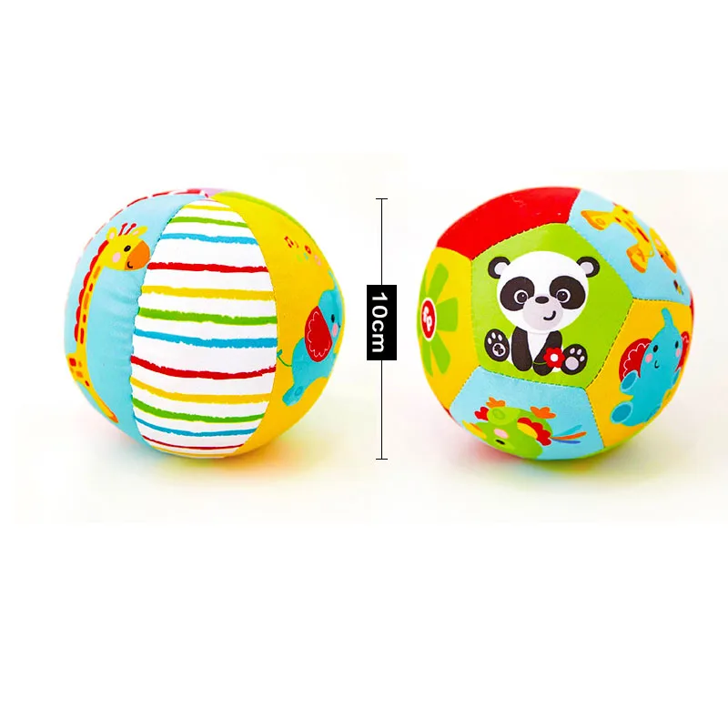 Sonajero sensorial de tela suave para bebé 0-12 meses – Montessori - imagen 3