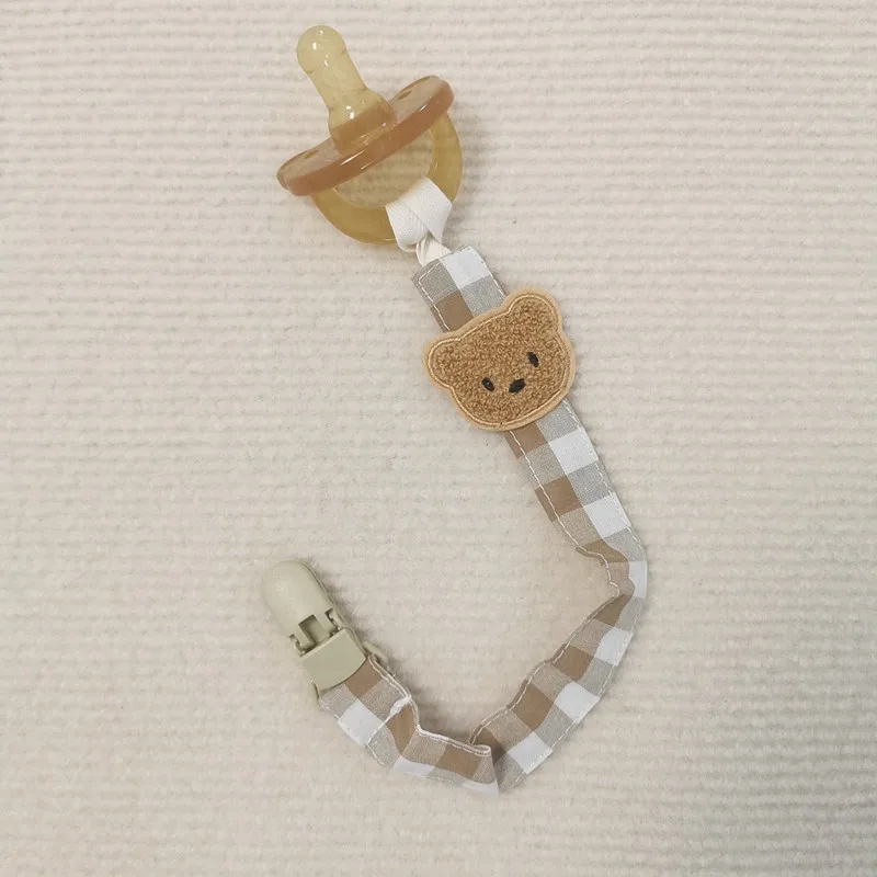 Chupetero clip con osito de dibujos animados para bebé - imagen 4