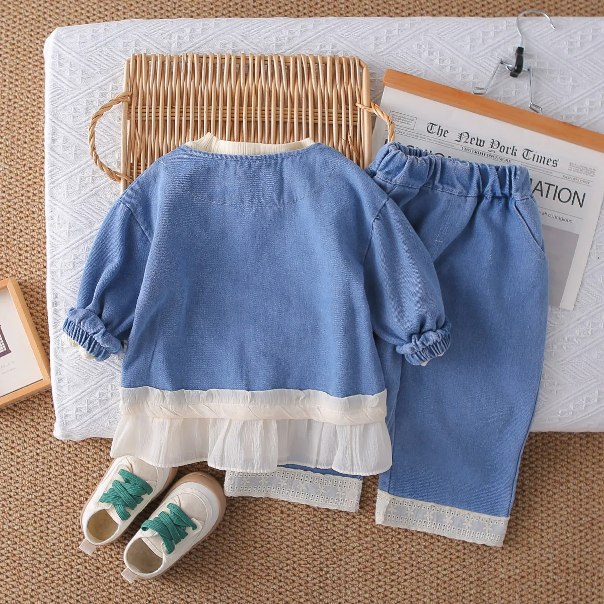 Conjunto holgado y cómodo