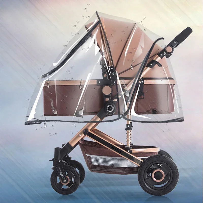 Funda impermeable para cochecito de bebé – Protección contra lluvia - imagen 3