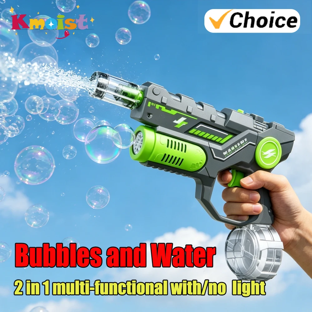 Pistola de agua eléctrica con burbujas y multidisparo para exterior - imagen 2