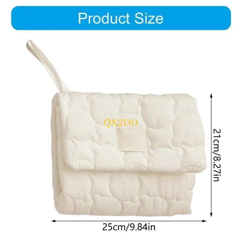 QX2D Colchoneta cambiador bebé plegable para pañales - imagen 5