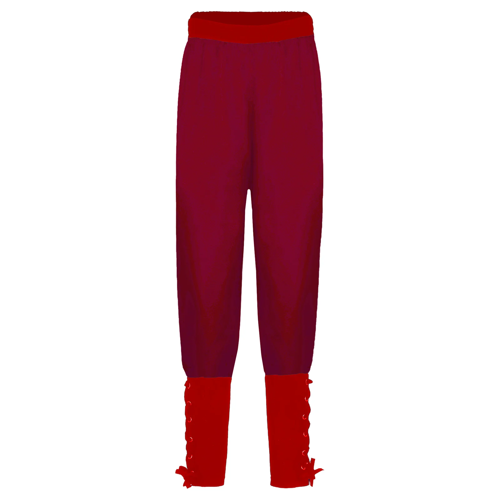 Pantalones de disfraz vikingo para niños con bandas góticas