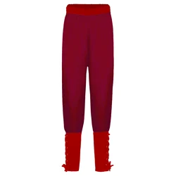 Pantalones de disfraz vikingo para niños con bandas góticas