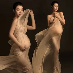 Vestido de seda para maternidad y sesion fotografica