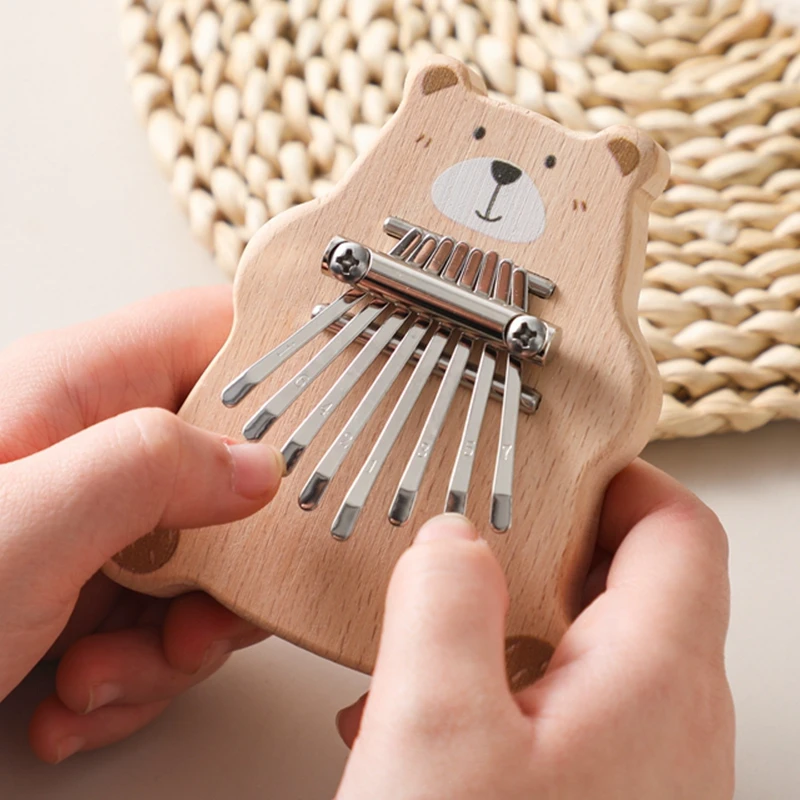 Kalimba musical para niños – Juguete Montessori de 8 teclas - imagen 5