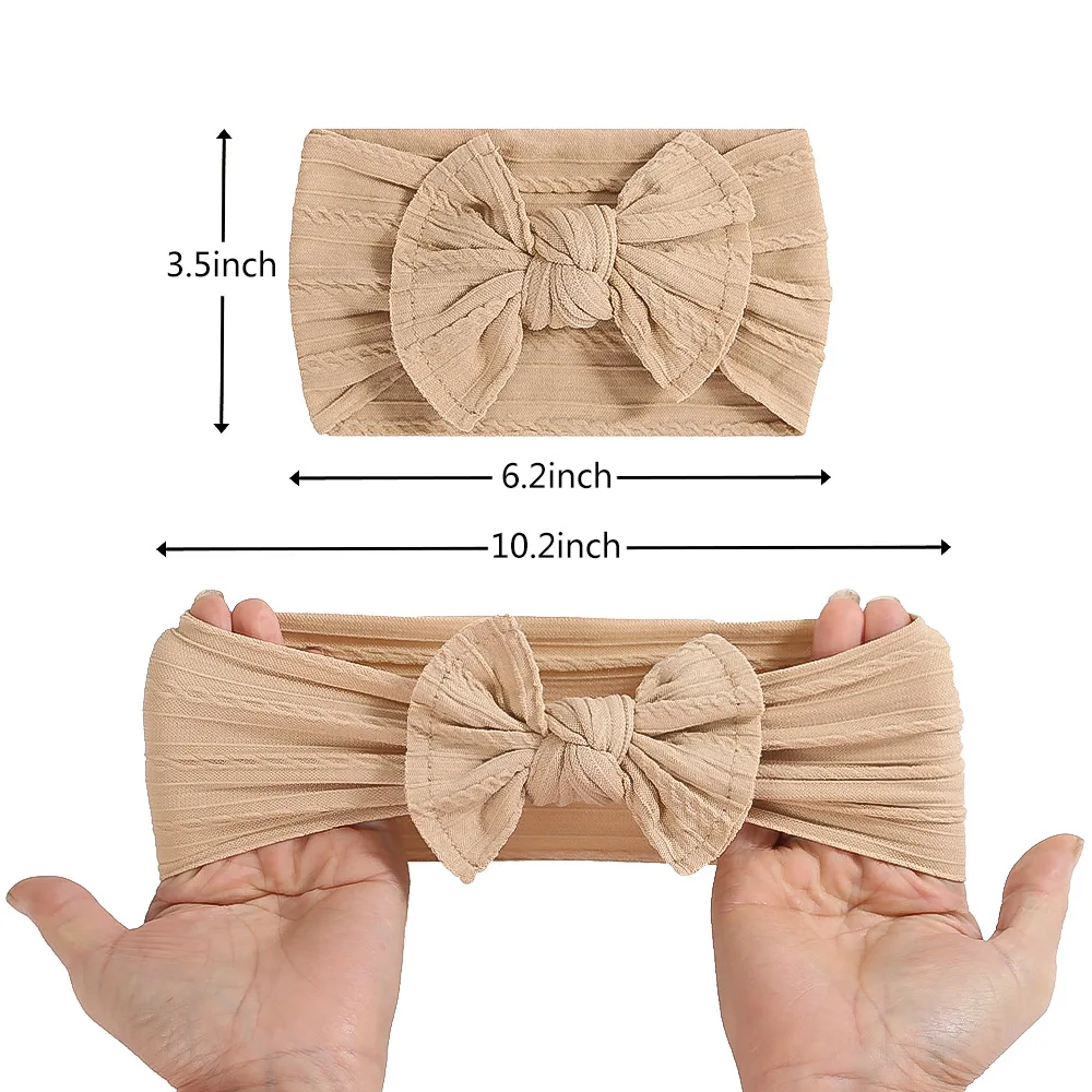 Diademas de nailon estilo dulce y elegante para bebé