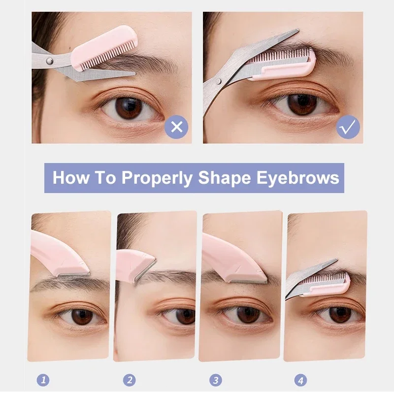Rasurador de cejas con peine y cuchilla de precisión - imagen 3