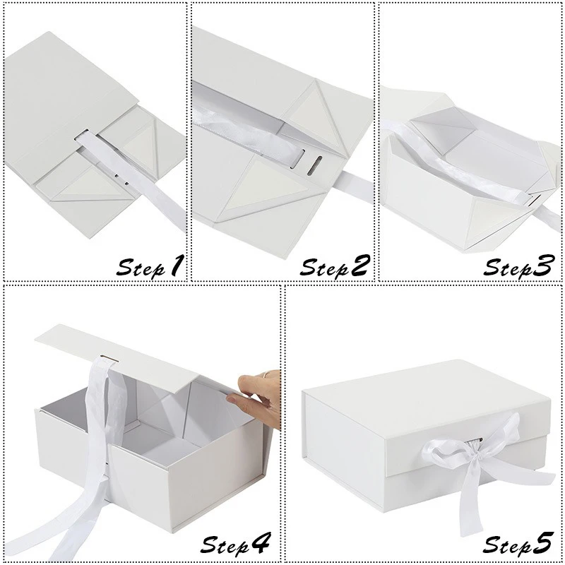 Caja de regalo infantil con lazo y tarjeta decorativa - imagen 5