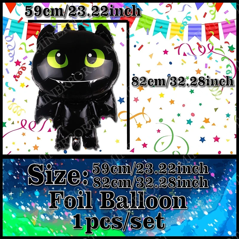 Globo de cumpleaños de Cómo entrenar a tu dragón escupe fuego - imagen 5