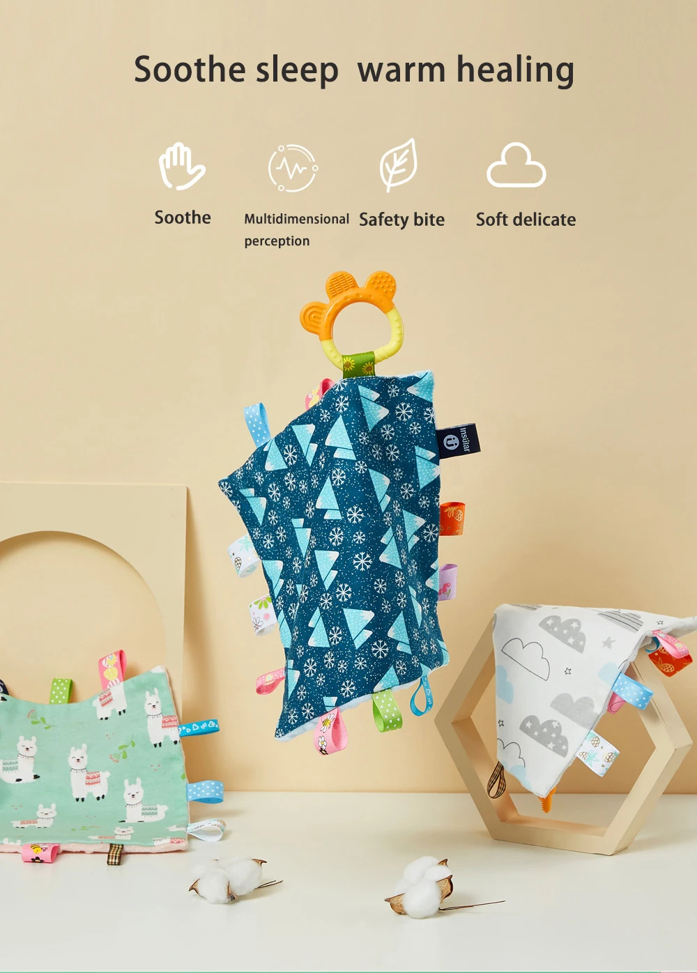 Babero estampado detalle