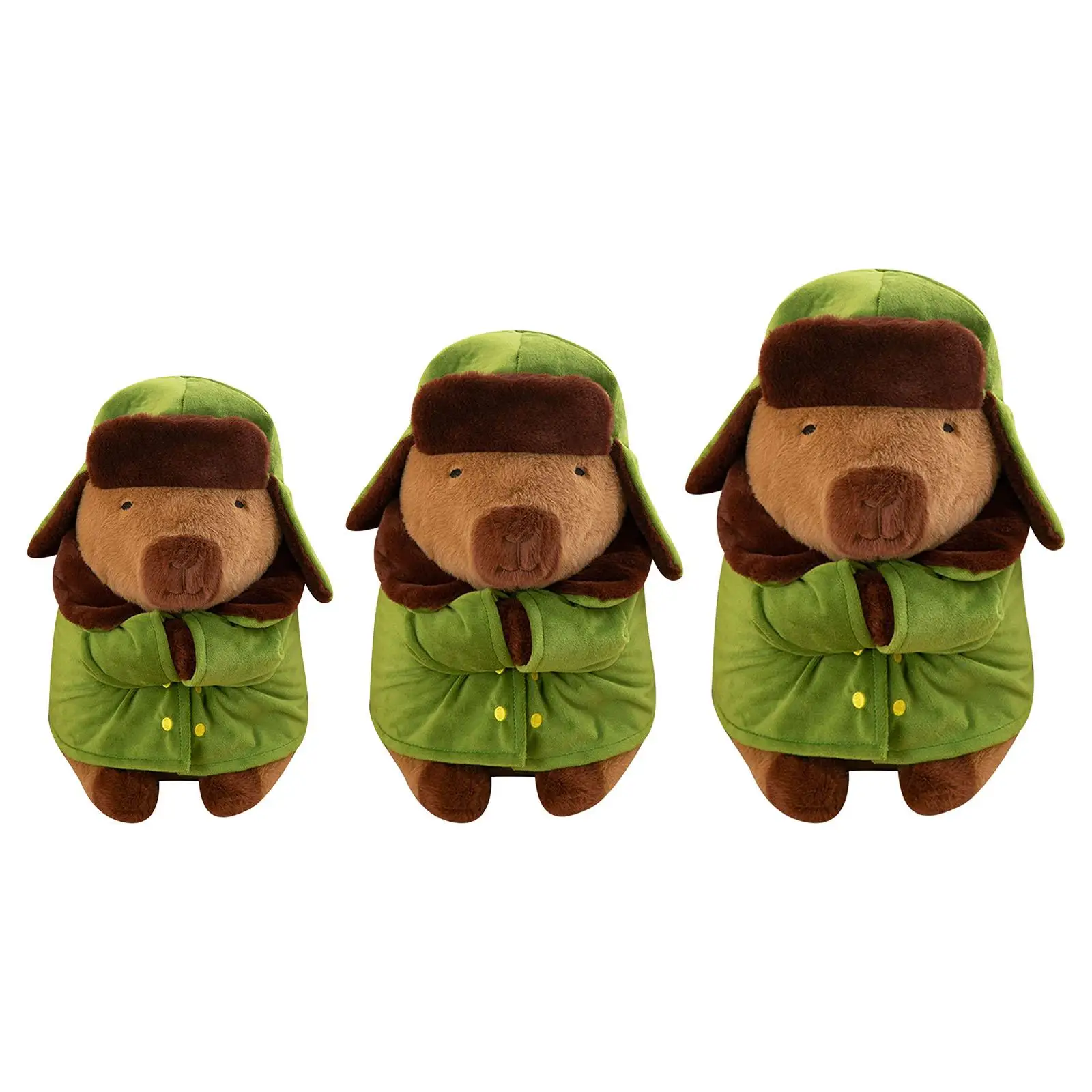 Peluche capibara suave para decorar habitación infantil, coleccionable