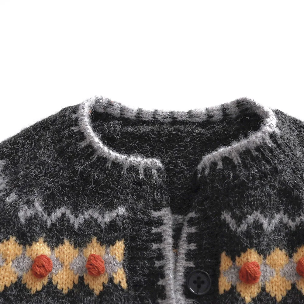 Suéteres y cárdigans de punto suaves para niños estilo coreano otoño - imagen 5