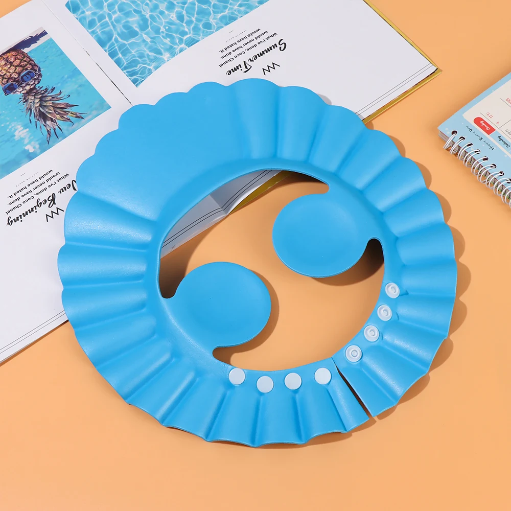 Gorro suave ajustable para ducha de bebé – Protector de orejas - imagen 5