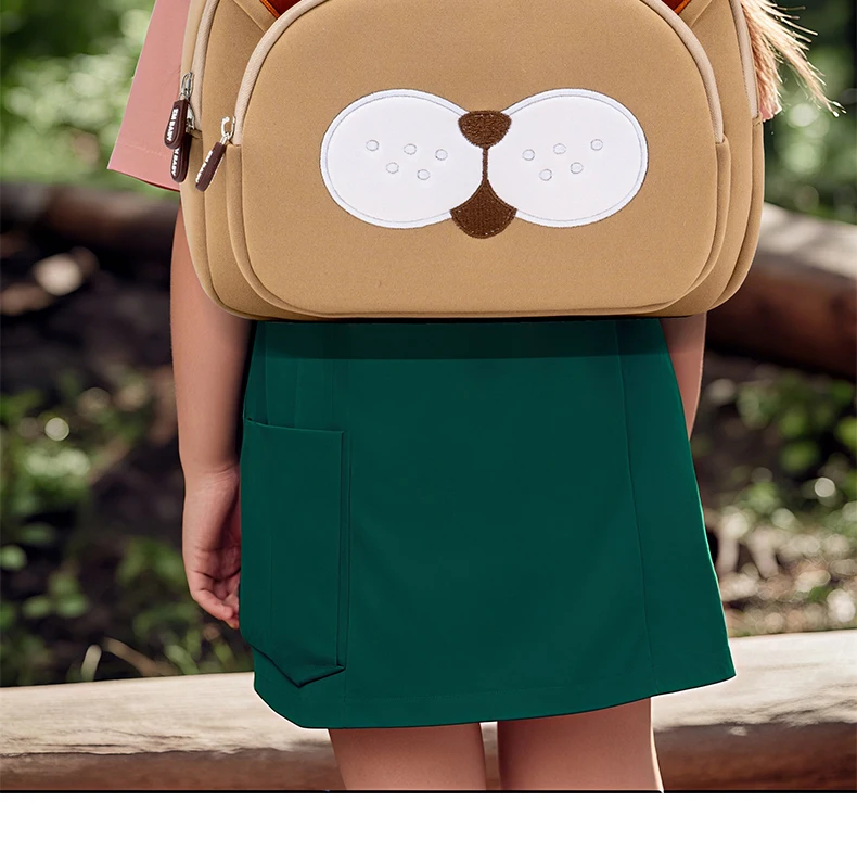 Vista de la mochila infantil