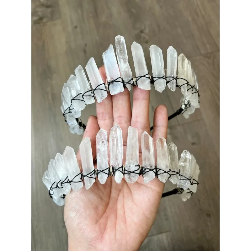 Diadema de cristal brillante con cuarzo ajustable y luz para niñas - imagen 4