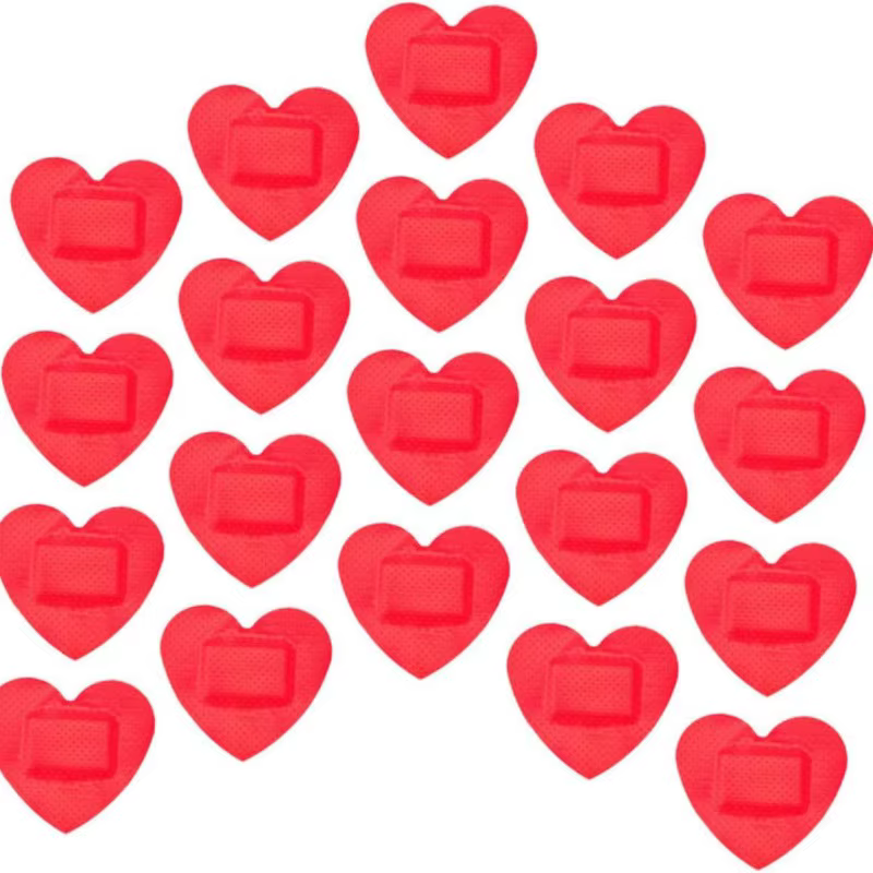 Tiritas corazón rojo en blister