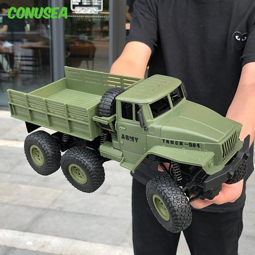 JJRC coche RC todoterreno 2,4G para niños, buggy militar