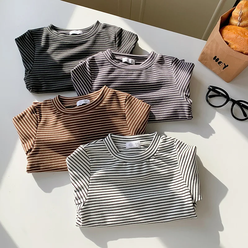 Camiseta de rayas para niños – Primavera y otoño - imagen 3