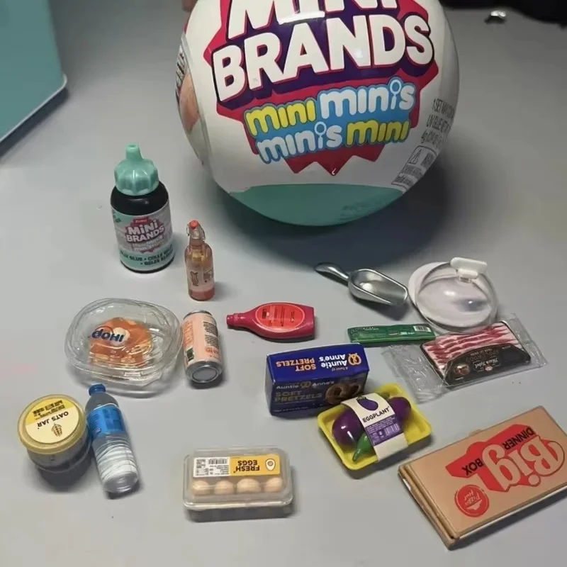 Zuru Mini bola sorpresa con comida en miniatura para casa de muñecas