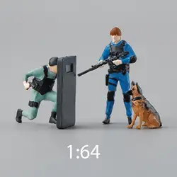 Figuras perros en miniatura pintadas a mano para jardín de hadas
