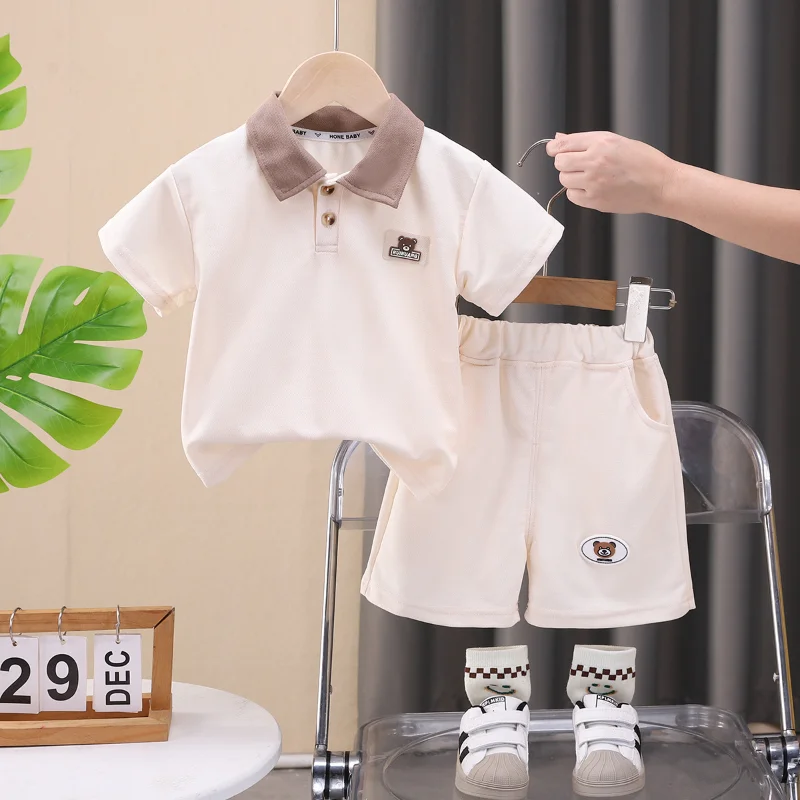 Conjunto de verano para niño: camiseta manga corta y pantalón corto - imagen 3