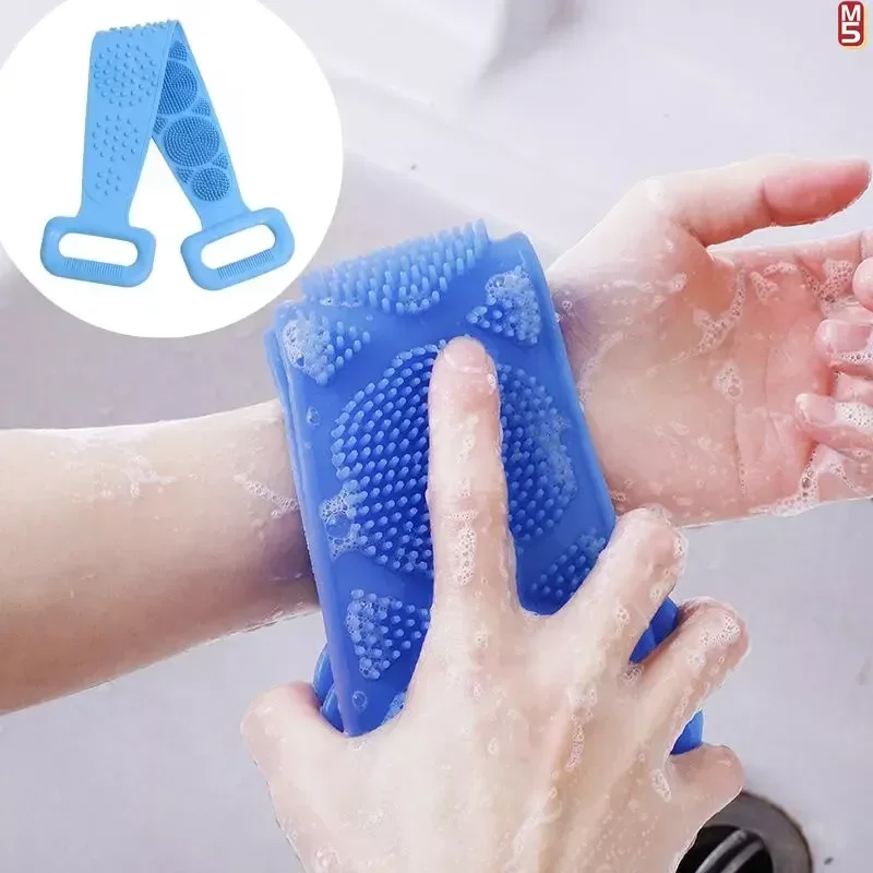 Cepillo espalda silicona mango ergonómico ducha masaje piel suave - imagen 3