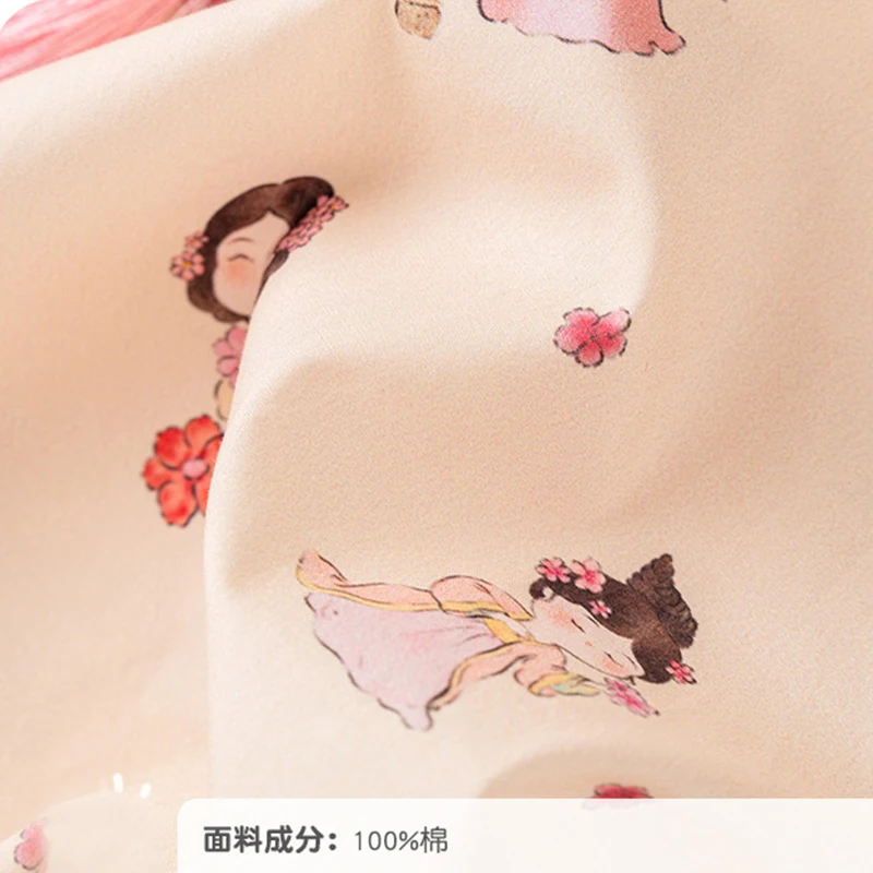 Vestido de bebé manga larga de algodón estampado estilo princesa - imagen 2