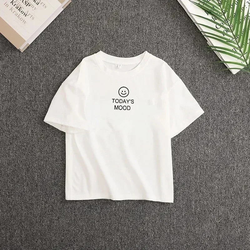 Camiseta de manga corta y pantalón ancho, conjunto completo de verano