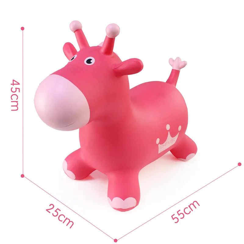 Caballo inflable de PVC para saltar: juguete de equilibrio bebé - imagen 5