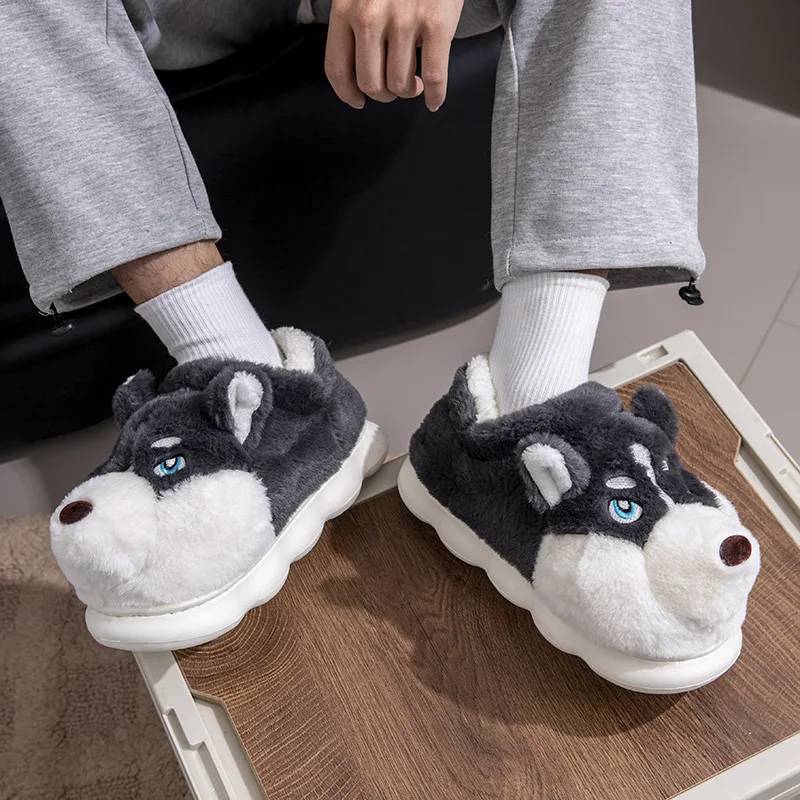 Zapatillas algodón estampado perro antideslizantes - imagen 5