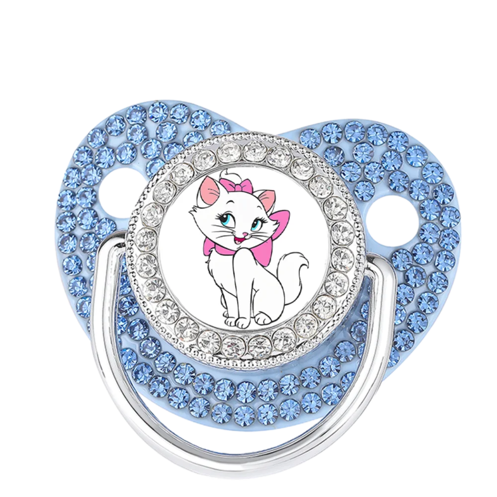 Tetina de silicona con detalle de diamantes