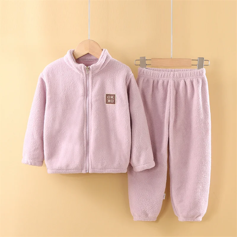 Traje lana invierno térmico con cremallera y cuello alto, pantalón - imagen 4