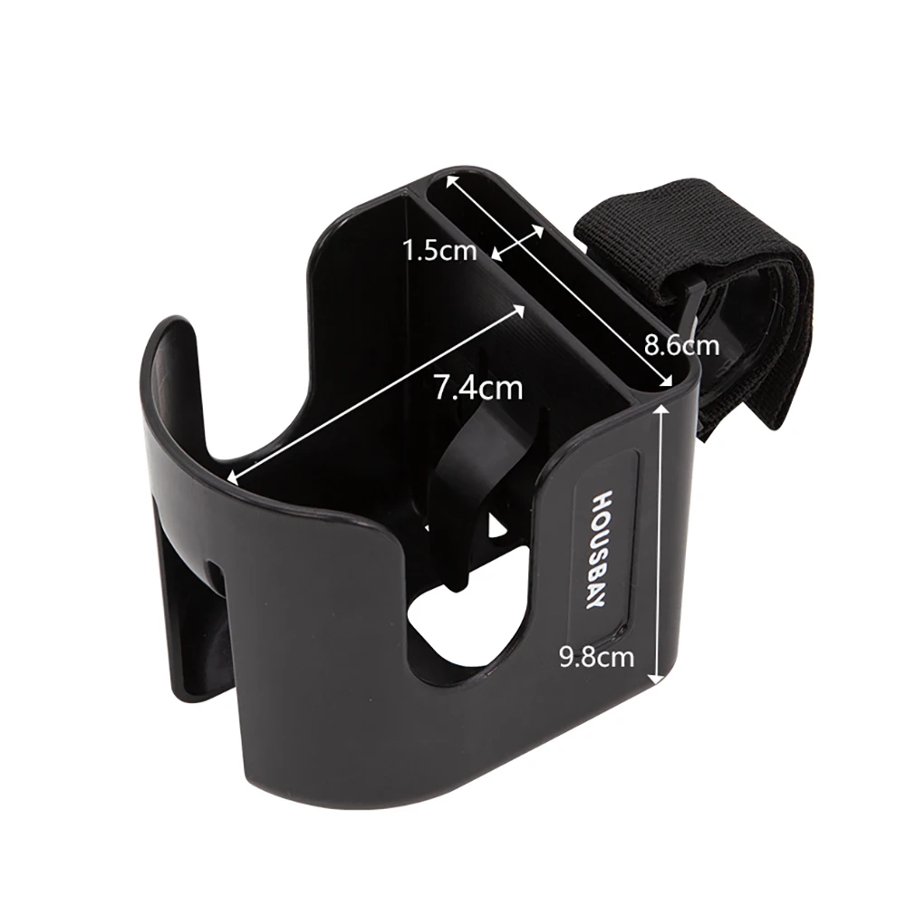 Portavasos para cochecito con soporte para teléfono y estante de biberones - imagen 3