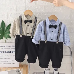 Conjunto bebé de manga larga y pantalón para otoño y primavera